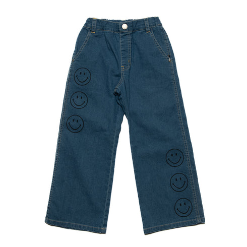 【130/140/150】 プリントワイドパンツ 3524604j